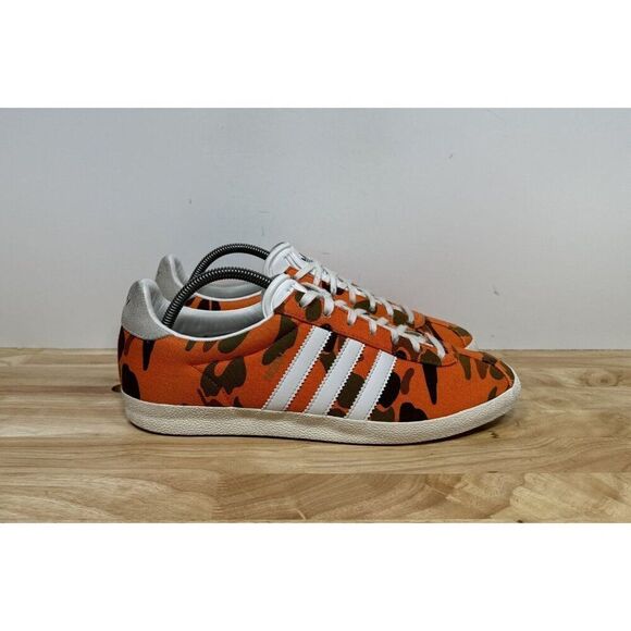 Sample Adidas x Noah Gazelle OG Collaboration Men’s Sz 9 Orange Camo FY5381 - Picture 1 of 9